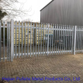 High Security 2.4m Triple Point Spear Straight Top W Pale Palisade Fencing